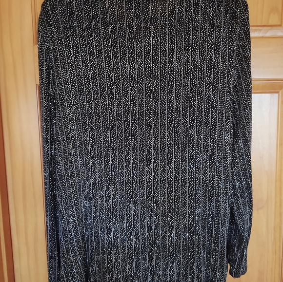 ONYX Nite By Wendye Chaitin Made in the USA - Cardigan - Size 1X - Vintage - Picture 4 of 12